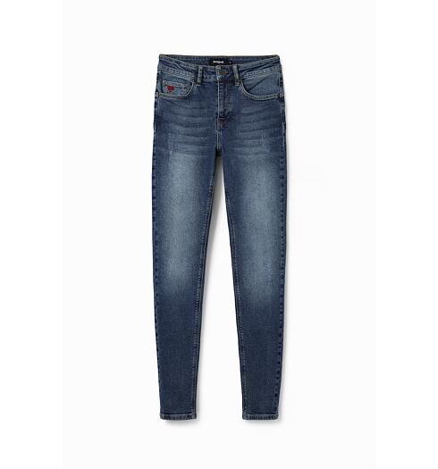 Dámské jeans DESIGUAL DELAWARE MIND 5053 BLUE - DESIGUAL - 24SWDD81 5053 DENIM_DELAWARE MIND
