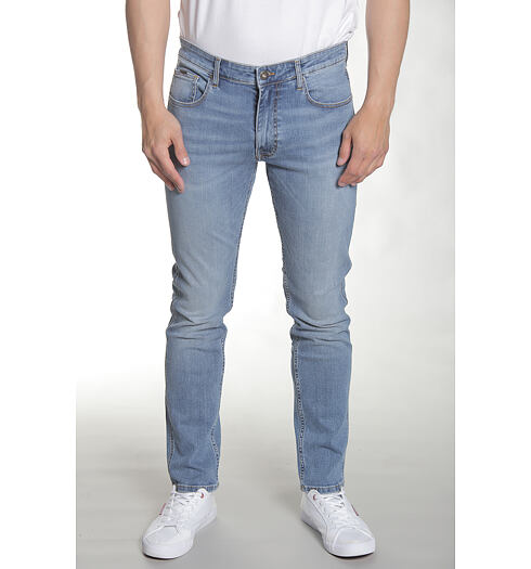 Pánské jeans CROSS TRAMMER 77 LIGHT MID BLUE - Cross - E169 77 TRAMMER