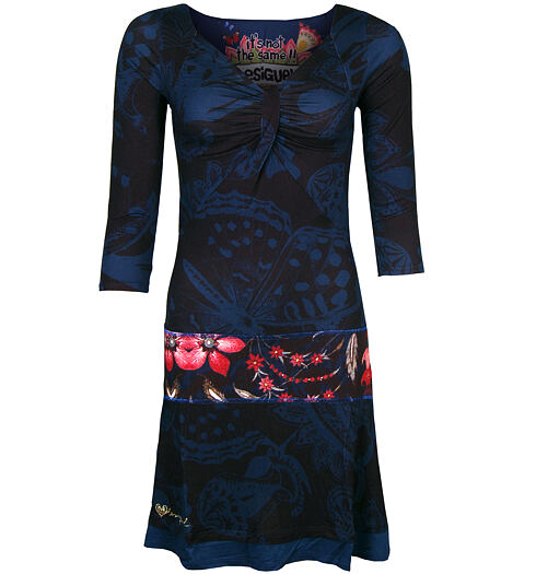 Dámské šaty DESIGUAL SLOANE 5001 MARINO - DESIGUAL - 67V20W5 5001 VEST SLOANE
