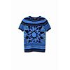 Dámské triko DESIGUAL SUN BLUE 5010 BLUE - DESIGUAL - 24SWTK74 5010 TS_SUN BLUE