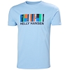 Pánské triko HELLY HANSEN 34222 627 SHORELINE T-SHIRT 2.0 627 BRIGHT BLUE - Helly Hansen - 34222 627 SHORELINE T-SHIRT 2.0