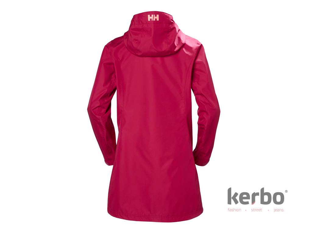 D msk kab t HELLY HANSEN W LONG BELFAST JACKET 183 PERSIAN RED