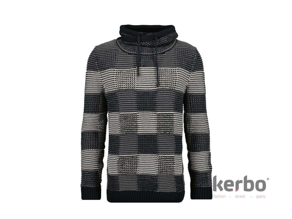Pánský svetr RAGMAN Maseltov collar multi 193 GRAU-MEL - Kerbo.cz módní  oblečení pro každý den | Sweatshirts
