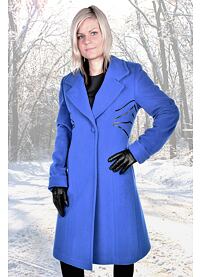 Dámský zimní kabát MARLENE ML MARTINA stř.modrá