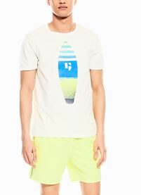 Pánské triko GARCIA men`s T-shirt ss 53 off white