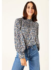 Dámská košile GARCIA ladies shirt 4581 navy peony