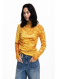 Dámský svetr DESIGUAL 25WWJF38 8018 JERS OTTAWA 8018 YELLOW