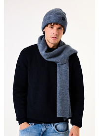 Pánská zimní šála GARCIA mens scarf Šedá