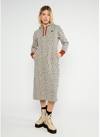 Dámské zimní šaty Blutsgeschwister Blaze Babe Béžová