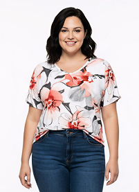 Dámské triko HAJO D Shirtbluse Multicolor