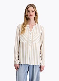 Dámská halenka TIMEZONE Henley Blouse Béžová