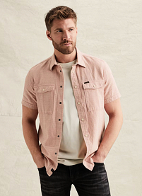 PME LEGEND Short Sleeve Shirt Růžová