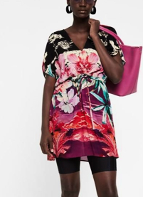 Dámské šaty DESIGUAL VEST_KALAWAO 3012 PINK MARLEN