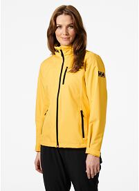 Dámská jachtařská bunda HELLY HANSEN W CREW HOODED MIDLAYER JACKET 341 HONEYCOMB