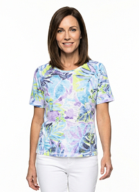 Dámské triko HAJO Shirt 1/2 RH Multicolor