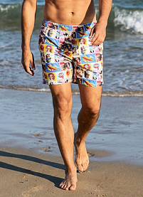 Pánské koupací bermudy RAGMAN 9206741 903 Swimshort alloverprinted 903