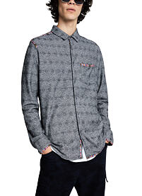 Pánská košile DESIGUAL ISAAC 2000 BLACK