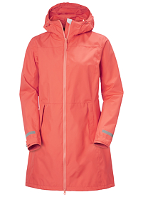 Dámský kabát HELLY HANSEN W LISBURN RAINCOAT 271 HOT CORAL
