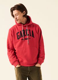 Pánská mikina GARCIA mens sweat 5107 scarlet