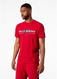 Pánské triko HELLY HANSEN RWB GRAPHIC T-SHIRT 162 RED