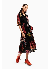 Dámské šaty DESIGUAL ODYSSEY 2000 NEGRO