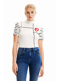 Dámské triko DESIGUAL PATCH