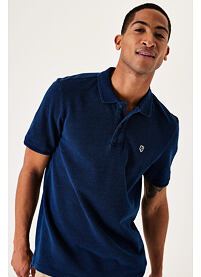 Pánské polo GARCIA mens polo ss 1050 indigo