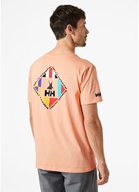 Pánské triko HELLY HANSEN SHORELINE T-SHIRT 2.0 058 ROSE QUARTZ