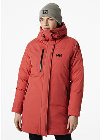 Dámský zimní kabát HELLY HANSEN W ADORE PARKA 101 POPPY RED