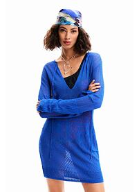 Dámské šaty DESIGUAL 24SWMF03 5010 SWIM_DRESS EL CAIRO 5010 BLUE