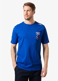 Pánské triko HELLY HANSEN 21208 543 AM COTTON T-SHIRT 543 AM COBALT 2.0