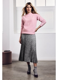 Dámský svetr HAJO D Pullover Raglanärmel, 1/1 Růžová