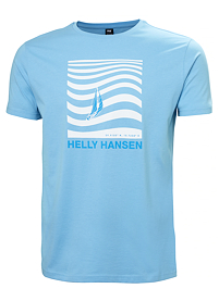 Pánské triko HELLY HANSEN SHORELINE T-SHIRT 3.0 Modrá