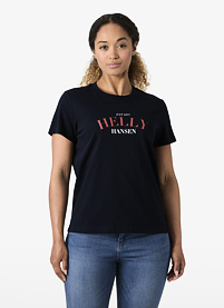 Dámské triko HELLY HANSEN W CORE GRAPHIC T-SHIRT 2.0 Modrá