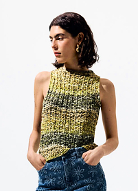 Dámské tílko DESIGUAL PRAGA Zelená