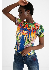 Dámské triko DESIGUAL TROPIC 5000