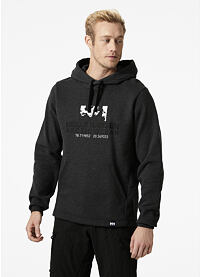 Pánská mikina HELLY HANSEN ARCTIC OCEAN HOODIE 980 EBONY MELANGE