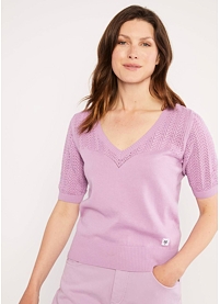 Blutsgeschwister 001241-152 1111 Pretty Preppy 1111 traditional lilac knit