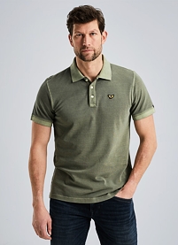 PME LEGEND PPSS2402850 6149 Short sleeve polo garment dyed pique 6149