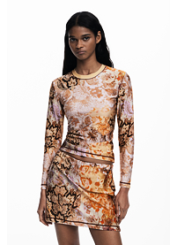 Dámské triko DESIGUAL ROMANTICA Oranžová