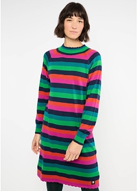 Dámské zimní šaty Blutsgeschwister Deliciously Easy Striped Multicolor