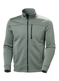 Pánská mikina HELLY HANSEN 30229 485 CREW FLEECE JACKET 485 GREY CACTUS