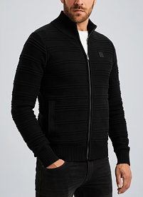Pánský svetr PME LEGEND Cardigan with zipper closure Černá