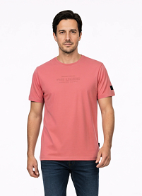 Pánské triko PME LEGEND R-neck short cotton Růžová