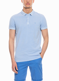 Pánské polo GARCIA mens polo ss 55 blue bay