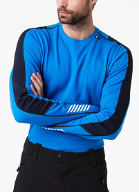 Pánské funkční triko HELLY HANSEN LIFA MERINO LIGHTWEIGHT CREW 639 ELECTRIC BLUE