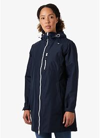 Dámský kabát HELLY HANSEN W LONG BELFAST JACKET 597 NAVY