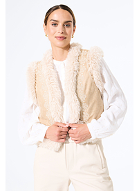 Dámská vesta GARCIA Ladies jkt Béžová