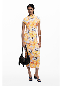 Dámské letní šaty DESIGUAL MARTHA Oranžová