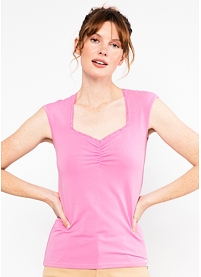 Dámské tílko Blutsgeschwister Let Romance Rule Růžová